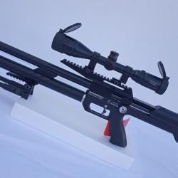 PACK-3B CARABINE M60 PCP SNOWPEAK  MULT + BIPIED + Lunette 4-16 X 40A MilDot Cal. 4,5 mm, 19,9 Joul.
