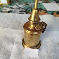 Lampe Pigeon ancienne laiton vintage / d&eacute;co - TBE - PR10