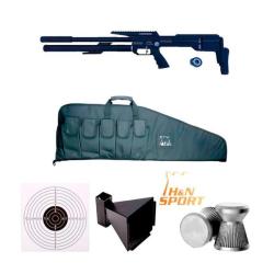 PACK-1BB CARABINE PCP SNOWPEAK M60 MULTISHOT Calibre 6,35 mm, 19,9 Joules