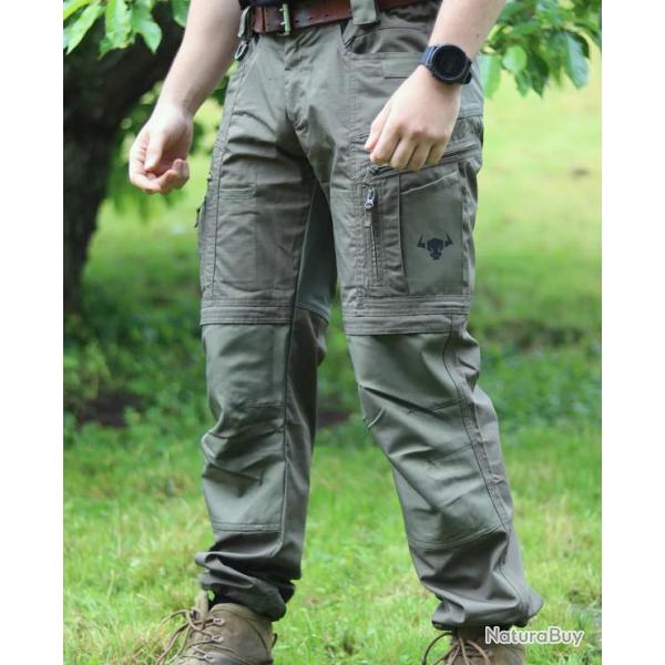 Pantalon Worker Minotaur vert 42