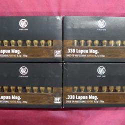 RWS 338 Lapua Magnum Speed Tip Professional Hunting 250 gr, Lot de 4 bo&icirc;tes