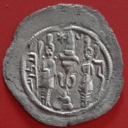 Pi&egrave;ce de Monnaie Sassanide argent