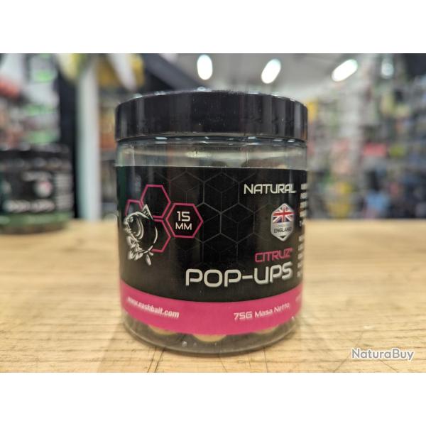 Nash Pop Ups Citruz 15mm 75g Naturel