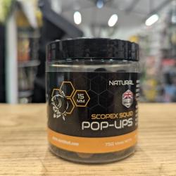 Nash Pop Ups Scopex Squid 15mm 75g Naturel