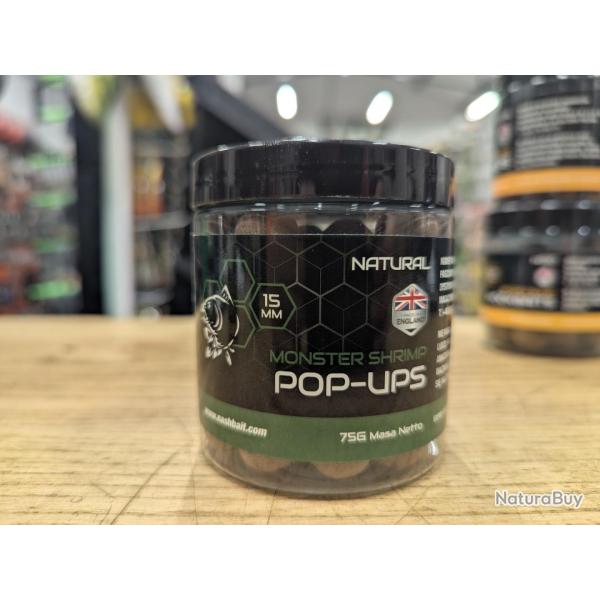 Nash Pop Up Monster Shrimp 15mm 75g Naturel
