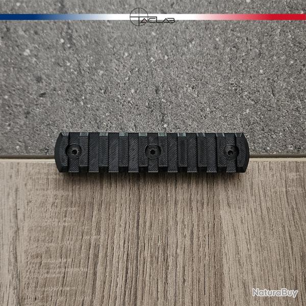 Rail Picatinny M-LOK 9 slots Noir
