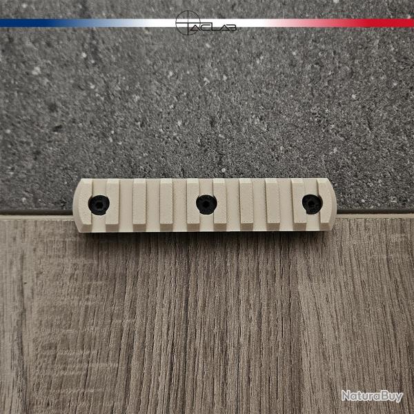 Rail Picatinny M-LOK 9 slots Beige