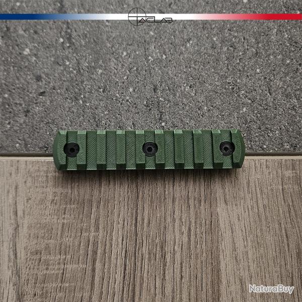 Rail Picatinny M-LOK 9 slots Vert