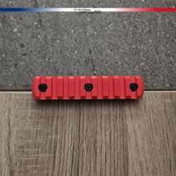 Rail Picatinny M-LOK 9 slots Rouge