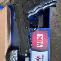 Pistolet Crosman TAC C31 cal. 4.5 CO2 4.1 joulesSans laser
