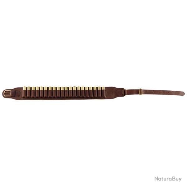 Cartouchi�re cuir gras � tubes pour cartouches Cal. 12 ou 20 - Country Sellerie 20 tubes .12
