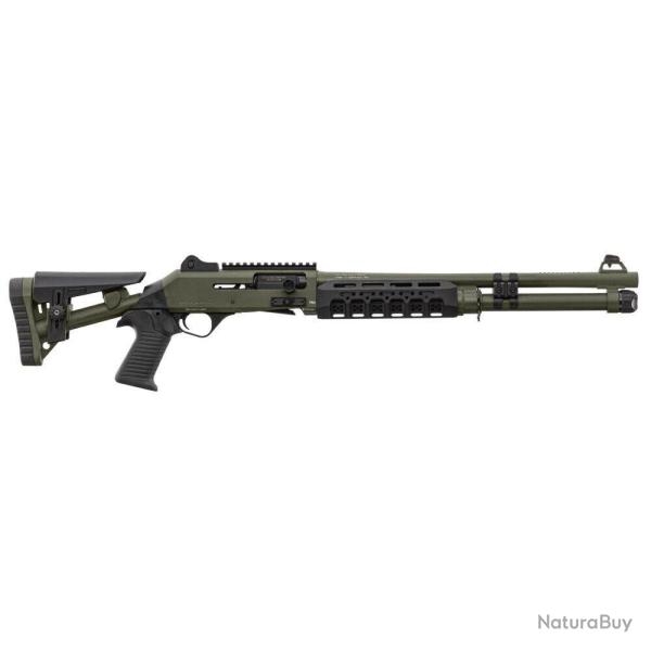 Fusil semi auto Aksa Arms S4 Extreme Cal. 12/76 - S4 Extreme 18.5" OD Green