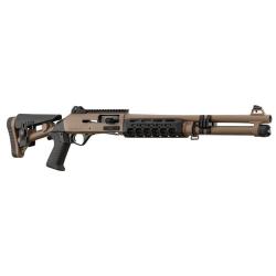 Fusil semi auto Aksa Arms S4 Extreme Cal. 12/76 - S4 Extreme 18.5" Tan