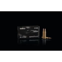 Cartouches Sako Speedhead FMJ (cat&eacute;gorie B) 223 Rem