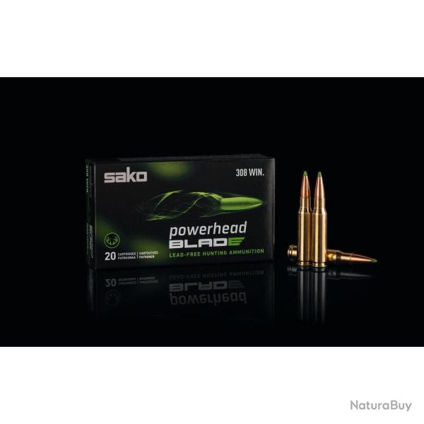 Cartouches Sako Powerhead Blade 300 Win Mag, 175 gr