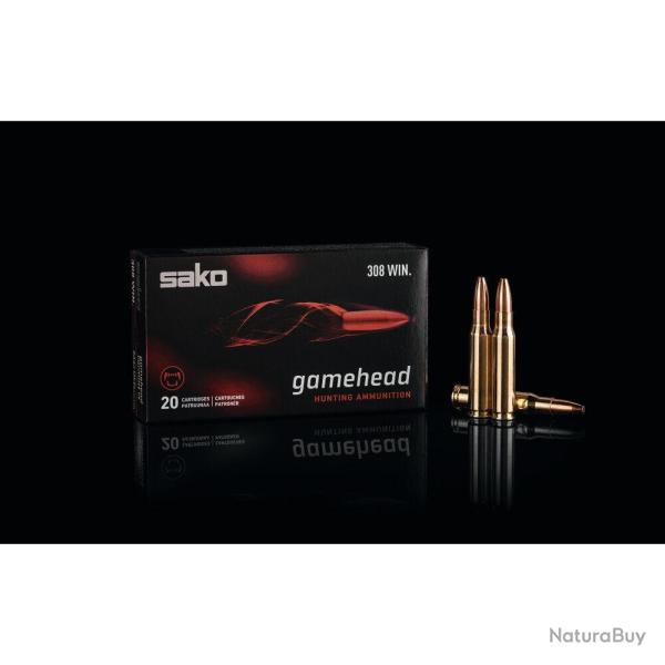 Cartouches Sako Gamehead Varmint RX 308 Win 130 gr