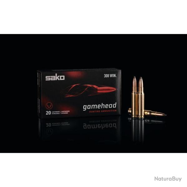 Cartouches Sako Gamehead (cat�gorie B) 7,62X39*, 123 gr