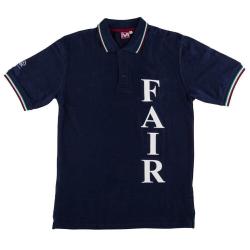 Polo Fair manches courtes Bleu 2XL