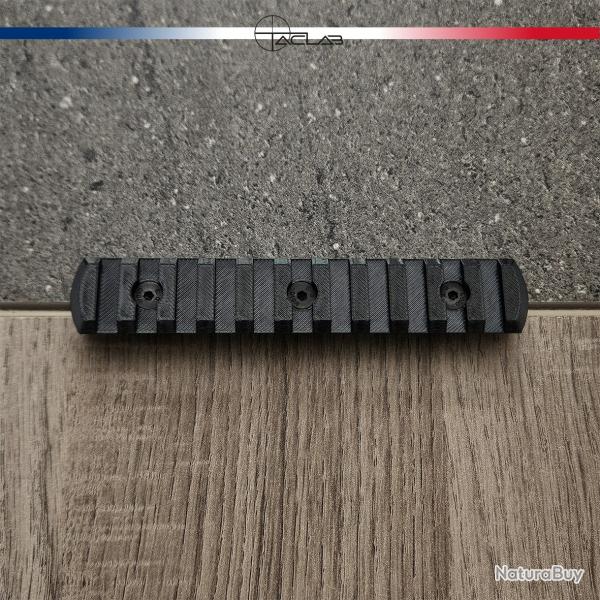 Rail Picatinny M-LOK 11 slots Noir