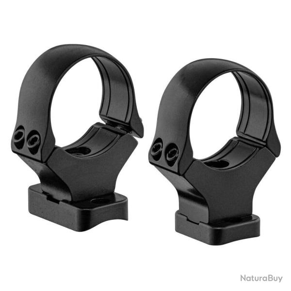 Anneaux droits fixe MAK 30mm Medium avec embases - Sauer 202