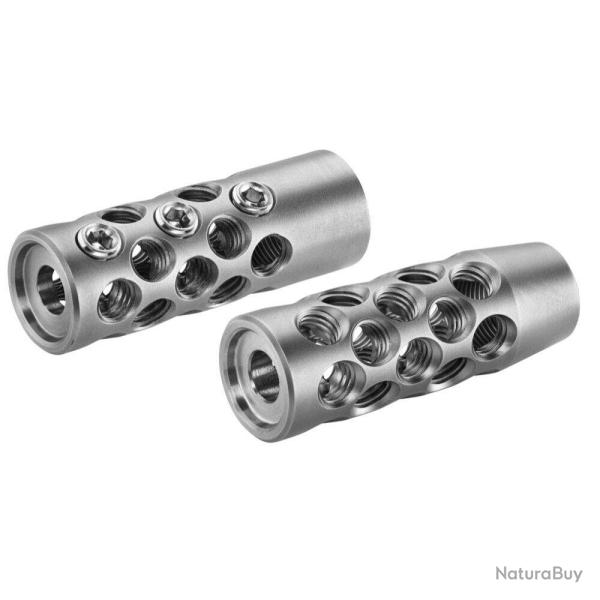 Stalon - Frein de bouche coloris inox - FREIN DE BOUCHE, MAX 7,62 mm - Inox (SIP3036)