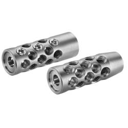 Stalon - Frein de bouche coloris inox - FREIN DE BOUCHE, MAX 7,62 mm - Inox