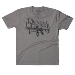 T-Shirt Daniel Defense Classic Gris - T-Shirt Daniel Defense Automatic Gris T-2XL