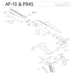 Pi&egrave;ces d&eacute;tach&eacute;es Pistolet Gamo AF-10 & PR-45 - Gamo Ressort de Contre Gachette Pr45 Compact