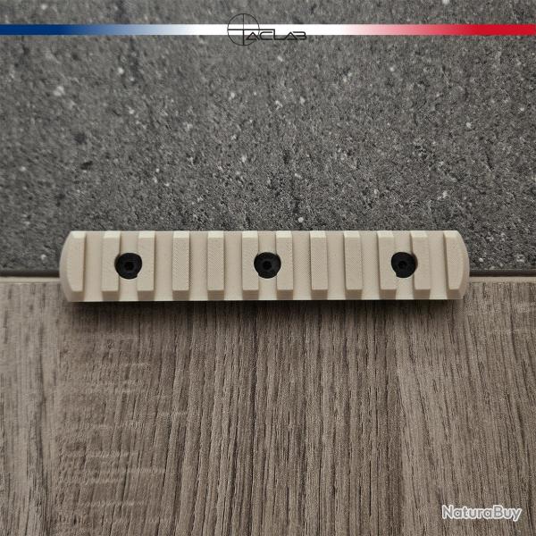 Rail Picatinny M-LOK 11 slots Beige