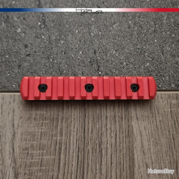 Rail Picatinny M-LOK 11 slots Rouge