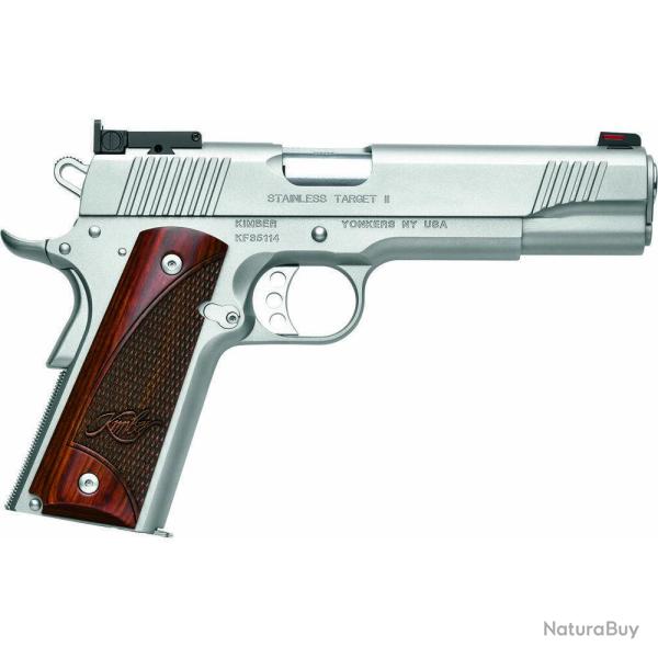 Pistolet semi-automatique Kimber 1911 Stainless Target 2