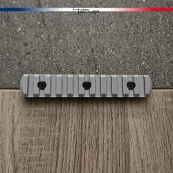 Rail Picatinny M-LOK 11 slots Gris