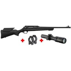 Pack carabine de chasse MONZA 308 lunette Microdot battue + fourreau