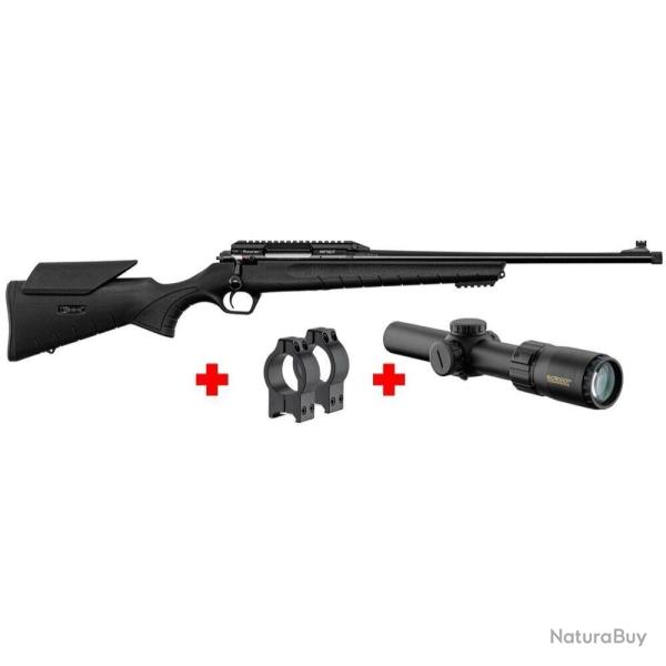 Pack carabine de chasse MONZA 308 lunette Microdot battue + fourreau
