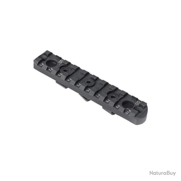 Interface picatinny sur rail type Anshutz