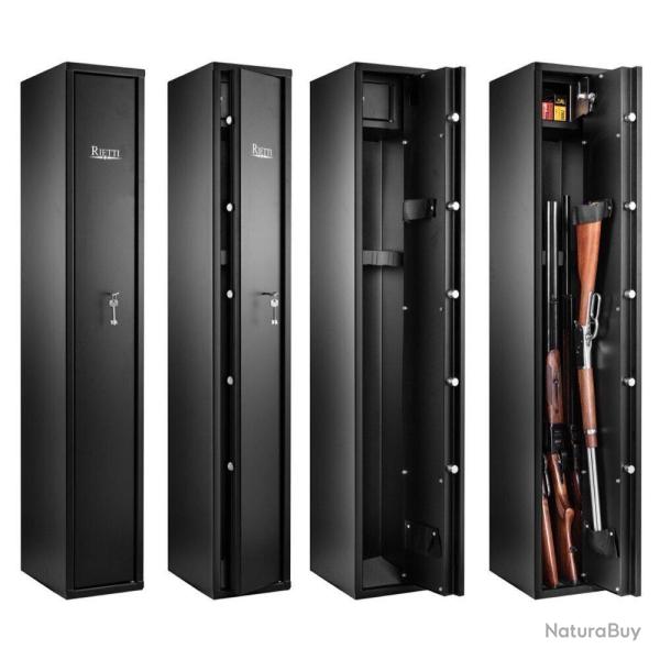 Coffre Rietti 5 armes � serrure � clef - 150 cm - 2mm