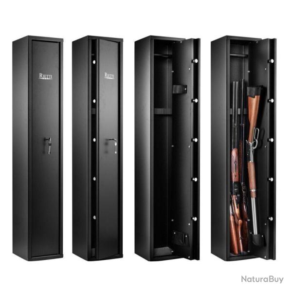 Coffre Rietti 5 armes � serrure � clef - 140 cm- 2mm