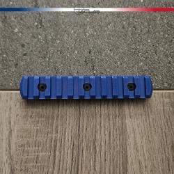 Rail Picatinny M-LOK 11 slots Bleu