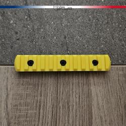 Rail Picatinny M-LOK 11 slots Jaune