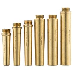 Set de 5 ou 6 becs verseurs Cal. .18 &agrave; .100 6 becs: .18 / .21 / .30 / .48 / .72 / .84 gr