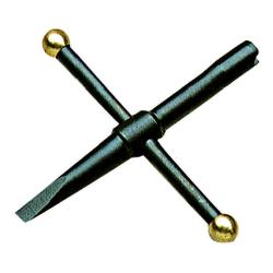 Cl&eacute; cruciforme 5 mm avec tournevis sp&eacute;cial revolver