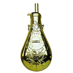 Poire &agrave; poudre Zouave en laiton cal. .58