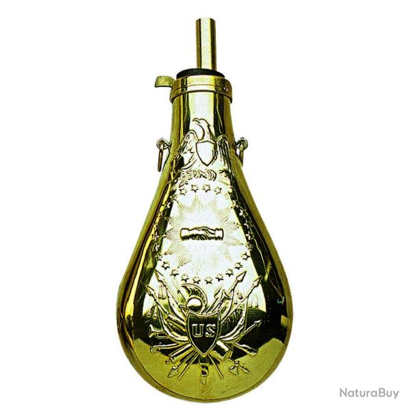 Poire � poudre Zouave en laiton cal. .58
