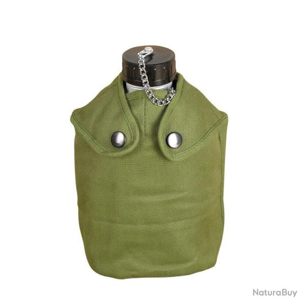 Gourde militaire avec housse