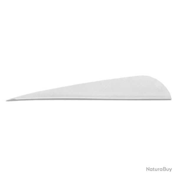 Plumes Rondes 4'' RW Blanches - Paquet de 24 Plumes blanches 4''