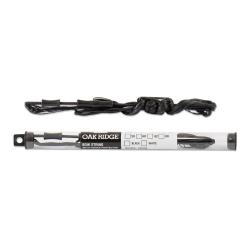 Corde noire Recurve Dacron avec Protection des Doigts 68'' - 16 brins