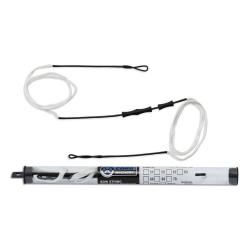 Corde blanche Recurve Dacron avec Protection des Doigts 54'' - 12 brins