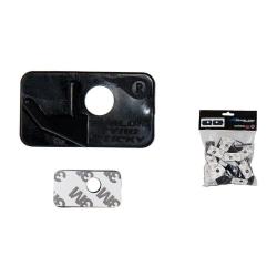 Repose-fl&egrave;che Autocollant Tyro Sticky Noir Droitier (Lot de 50) Paquet