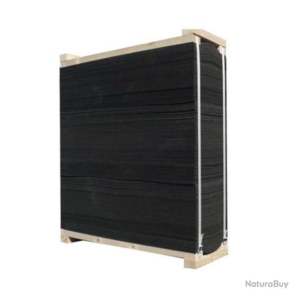 Cible en Mousse avec Cadre en Bois 60x60x30 cm Band�e