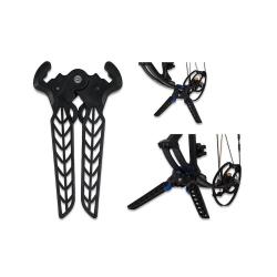 Support d'Arc Compound Dual-Pod avec Protection des Branches Noir/Noir